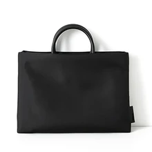 Laptop Bag 13 14 15 15.6 inch Handbag Women Notebook Bag For Macbook Pro Air 13 Case Xiaomi Asus PU Handle Luxury Computer Bag