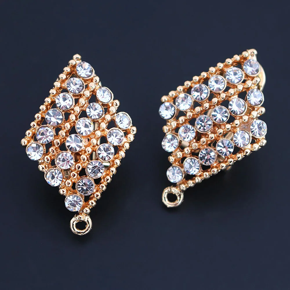 10 пар модные Висячие серьги изготовление ювелирных изделий Аксессуары Стразы CZ