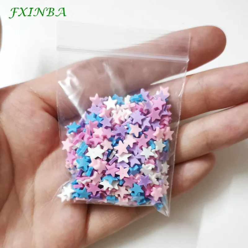 FXINBA 10 г Fimo амулеты дополнение разбрызгивает слизь наполнитель пушистая клейкая масса Игрушки слизь Поставки аксессуары глина DIY ломтики торта десерт