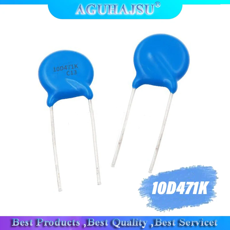 

10 шт. Варистор 10D471K 470 в пьезорезистор 10D471