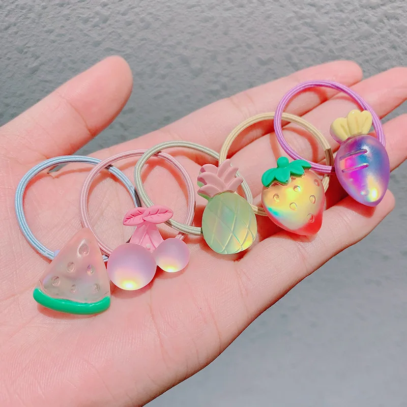 Bandas el&aacute;sticas para el pelo para ni&ntilde;a, accesorios para el cabello para ni&ntilde;a, 10 unids/set por juego-2