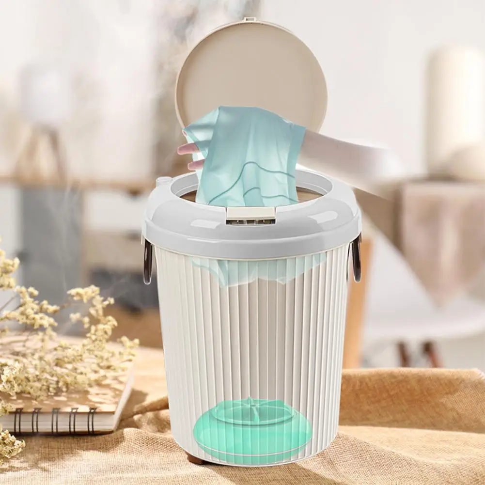 

Adoolla 8L Electric Mini Household Washing Machine Barrel Type Washer for Home Travel Trip Underwear Bra Briefs