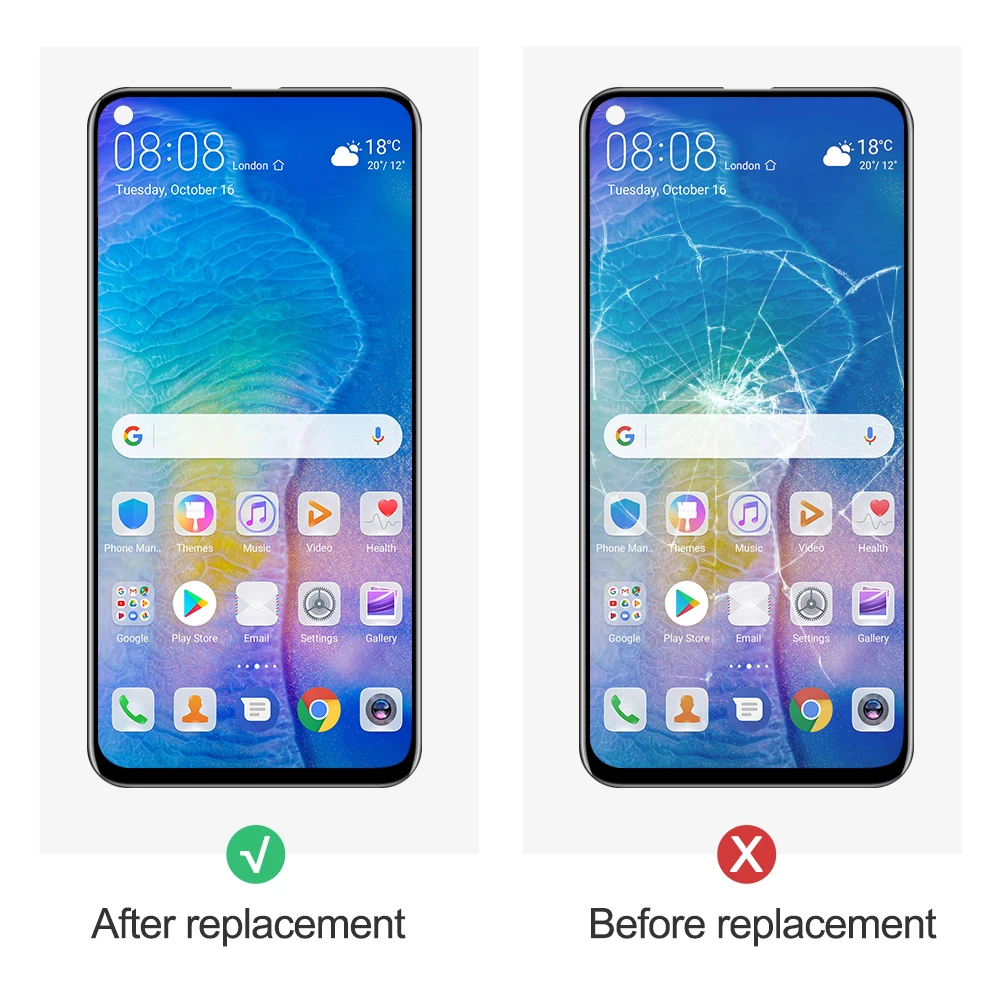 Оригинальный дисплей 6 26 дюйма для Huawei Honor 20 ЖК-дисплей сенсорный экран дигитайзер