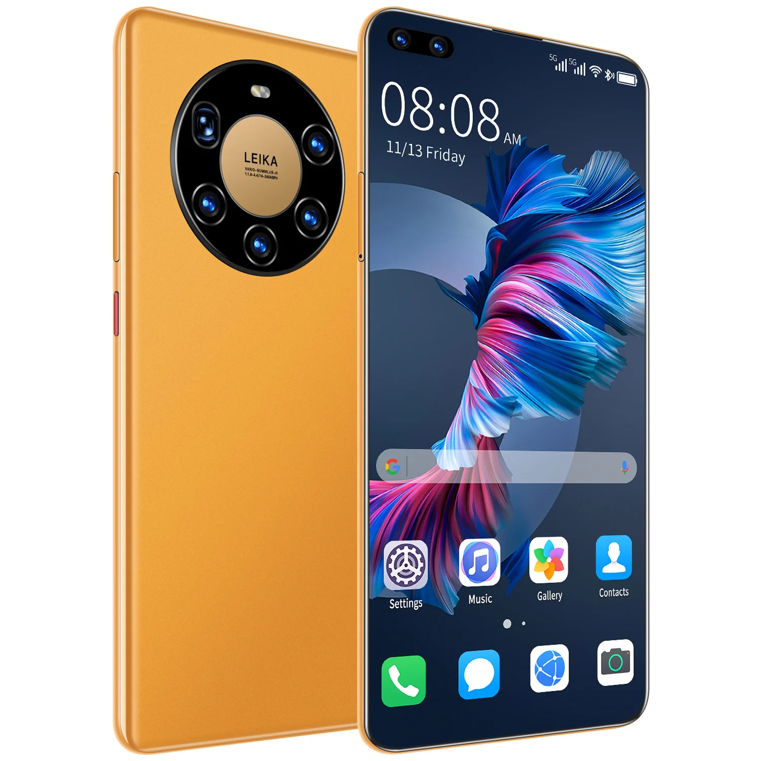 

Smartphone Mate40 Pro 7.3 Inch 12GB 512GB 24MP+50MP Android 11 6000mAh Ten Core Really MTK6889 4G 5G Dual SIM Global Version