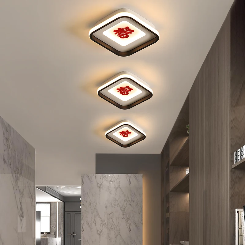 

Современный домашний светодиодный светильник, комнатная потолочная лампа для коридора, спальни, гостиной, столовой, минималистичный прост...