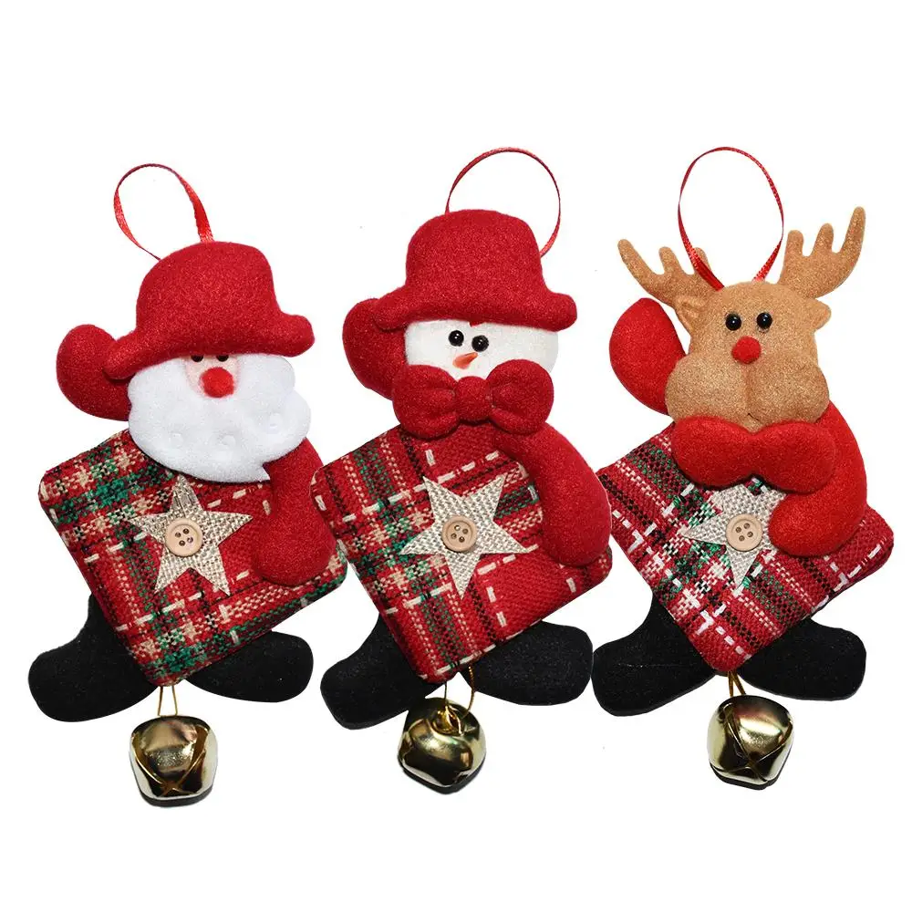 

Рождественские украшения на новый год, Рождество, Санта-Клаус, снеговик, лось, кукла, рождественская елка, подвесные украшения, подарок для д...