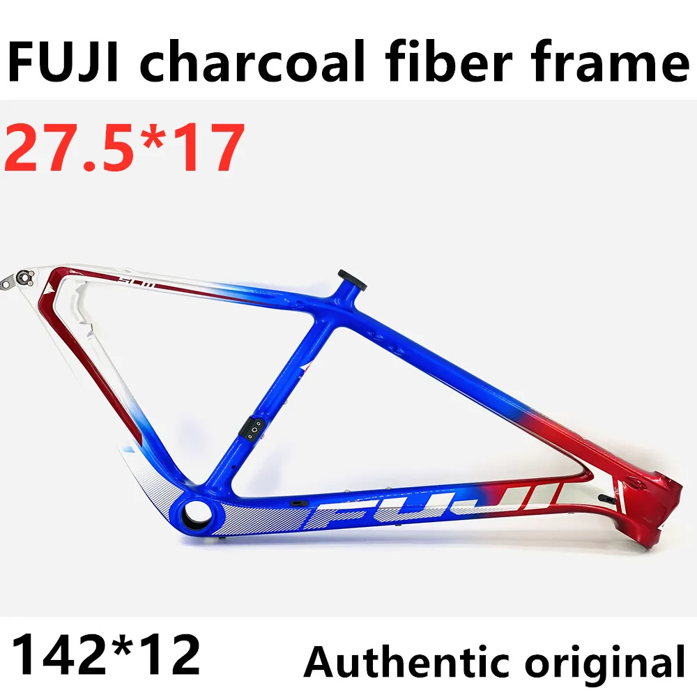 FUJI углеродного волокна Красный mtb велосипедная Рама 27.5er T1000 углеродная рама