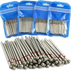 Набор фрез для маникюра, набор из 50 бриллиантовых насадок для электрической дрели для маникюра