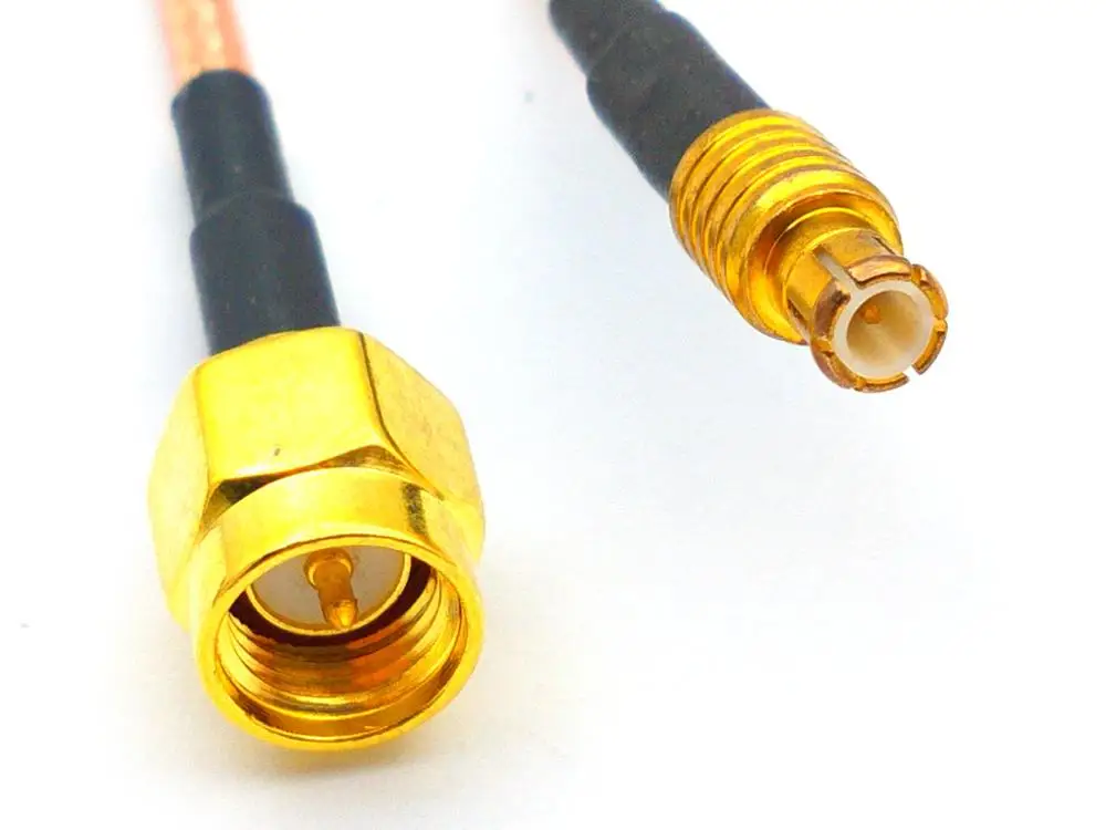 50 шт. SMA штекер к MCX Штекерный Разъем RF коаксиальный Джампер Pigtail RG316 кабель для