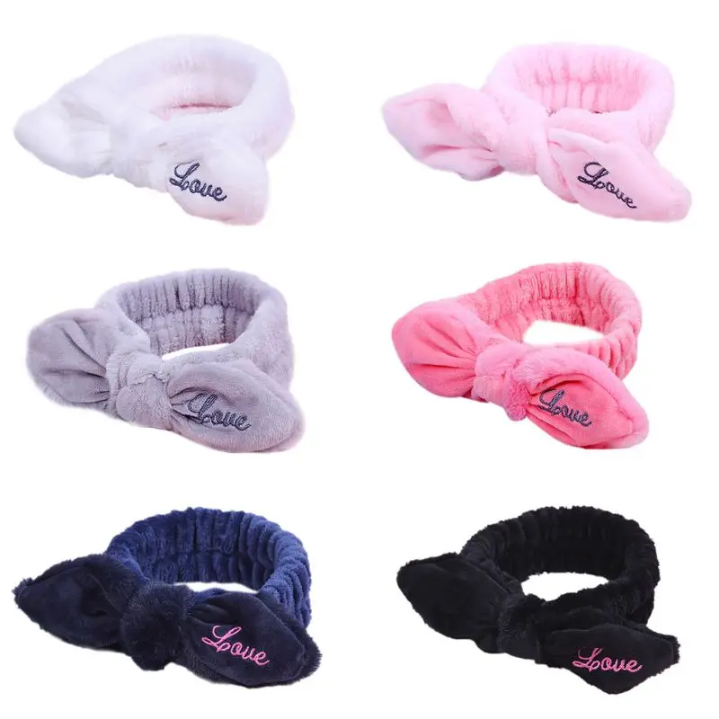 Женская пушистая плюшевая повязка купального костюма с рюшами милая для волос