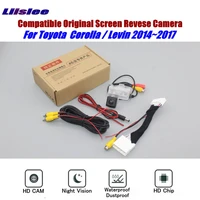 car back up parking rear view camera for toyota corolla levin 2014 2017 connect original screen auto reverse cam