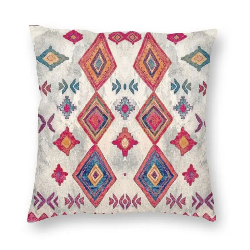 Античный богемный марокканский берберский коврик квадратная подушка чехол