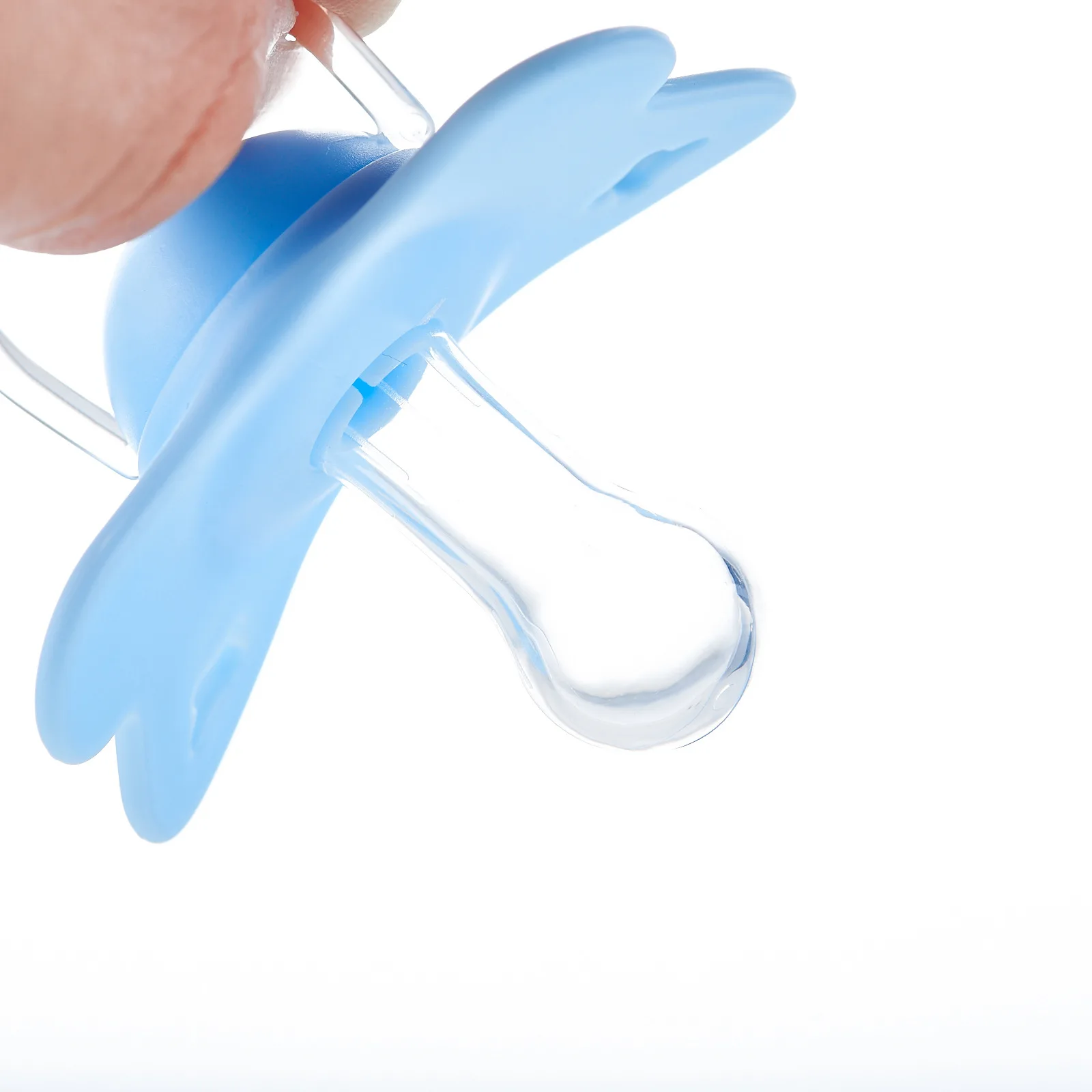 

Baby Silicone Appease Pacifier Soothing Infants Bite Chew Supplies Newborns Comfort Appease Nipple Round Flat Teat Pacifiers