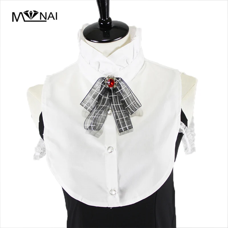 

Женский Готический накладной воротник, гофрированный воротник, полуюбка, накладные воротники