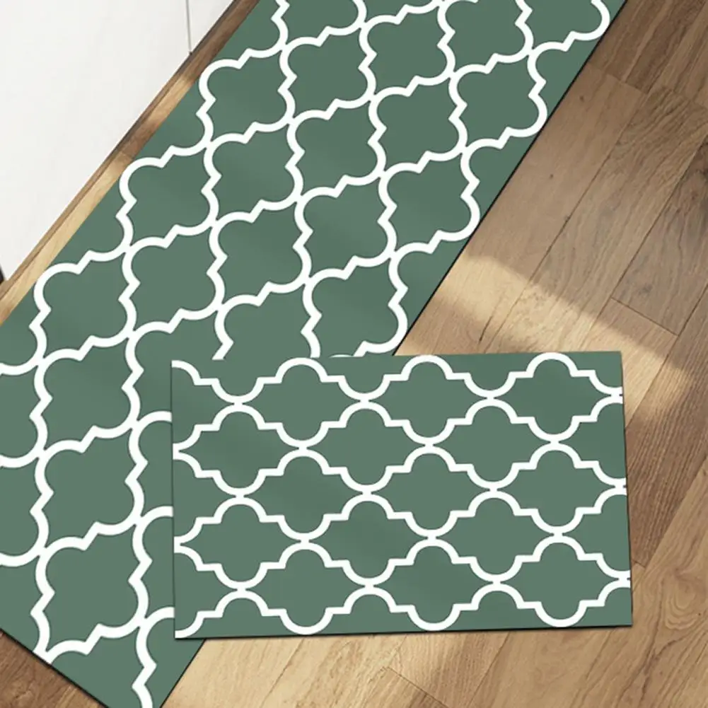 

Bedroom Modern Floor Carpet Geometric Grid Polyester Kitchen Runner Area Rug Floor Mat Home Kitchen Carpet wycieraczka pod drzwi