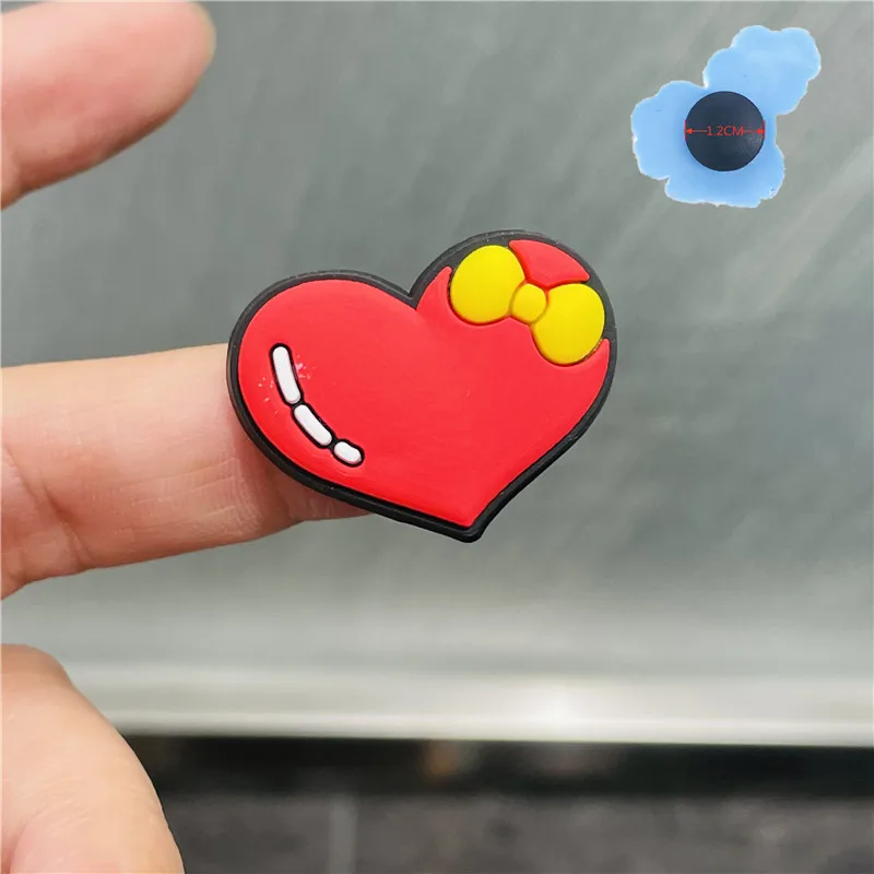 Украшения для обуви из ПВХ в форме сердца 1 шт. | Обувь