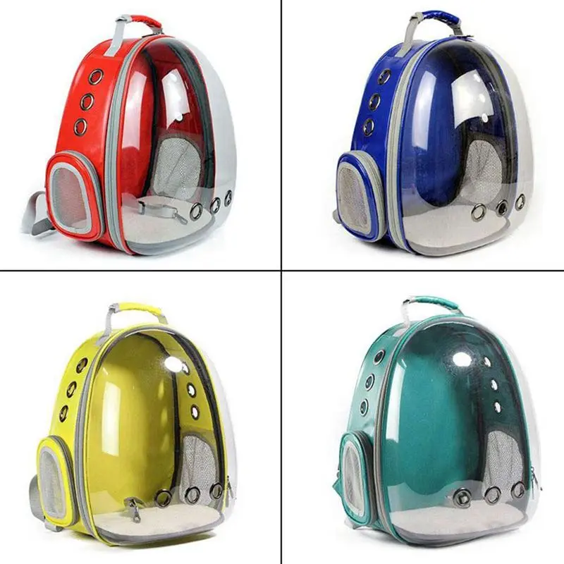 

Portable Pet/Cat/Dog/Puppy Backpack Carrier Bubble, New Space Capsule Design 360 degree Sightseeing Rabbit Rucksack Handbag Tran