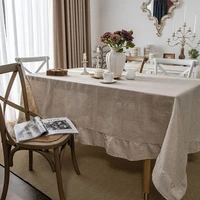 table cloth chair sashe wedding table cloth rectangular linen table cloth with embroidery kitchen ornament decoration for party