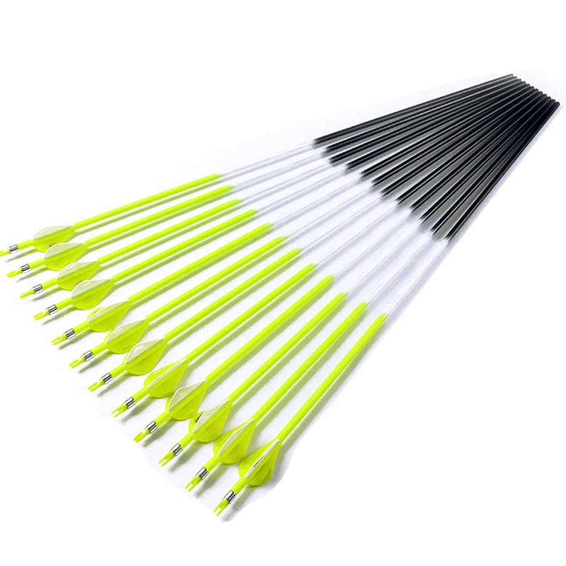 Pinals Spine 300 340 400 500 600 стрелы для стрельбы из лука карбоновые лопасти блочного