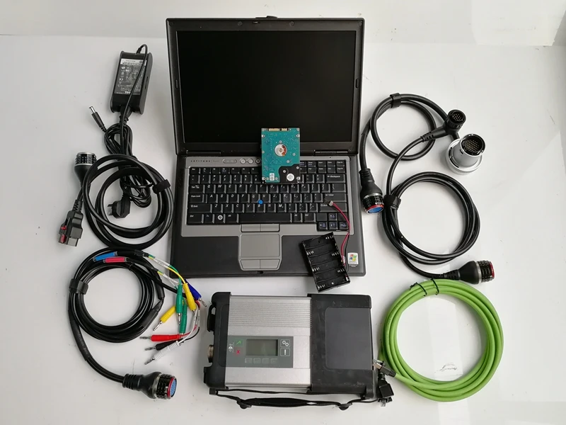 for mercedes Star Diagnosis Tool MB Star Conenct C5 HDD SSD Win10 V2022.09 DTS-DAS-XENTRY Software D630 Used Laptop 4G Computer