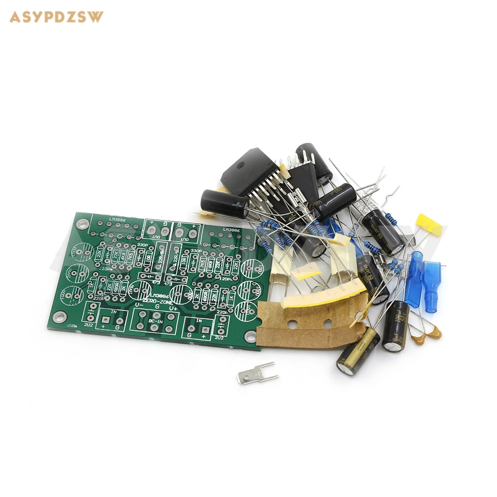 Мини стерео усилитель чистой мощности LM3886 схема динамичесотзывы PCB/DIY Kit/готовая
