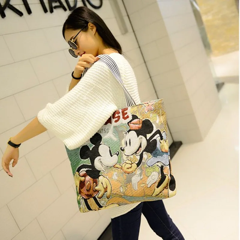 2021 new fashion large capacity cartoon doraemon bear mummy bag women handbag shopping bag birthday gift free global shipping