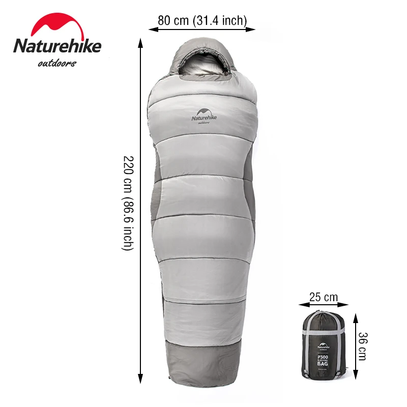 Naturehike спальный мешоктуризм зимний пух летний мешок одеяло пуховый Спальные