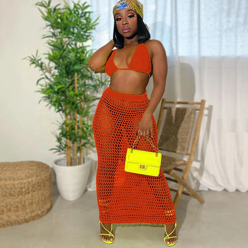 Комплект из двух предметов Townlike с вырезами пикантный топ на бретелях-спагетти и