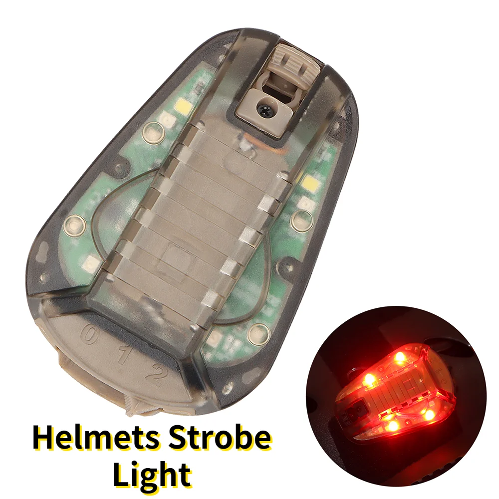 

Survival Tool Multipurpose Helmets Strobe Light Waterproof Ladybird Lamp Tactics Survival Safety Flash Light for Camping Outdoor
