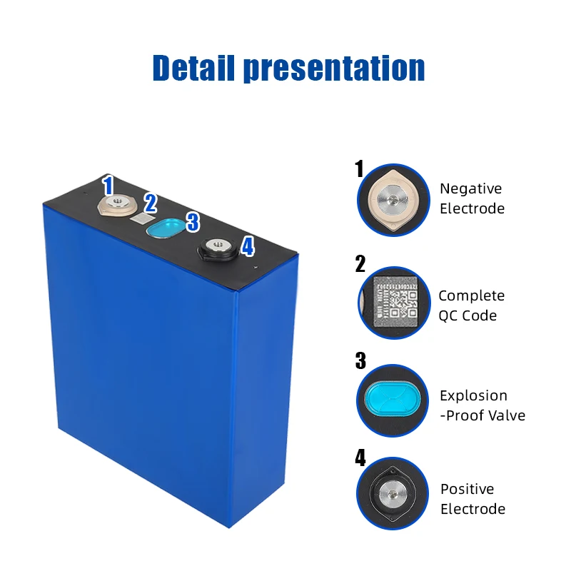 Аккумуляторная батарея LiFePO4 280AH make 12В 24В 48В 3 2 В Номинальная призматическая