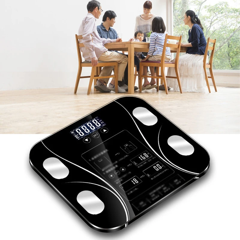 Весы для тела в ванной весы здоровья цифровой Вес человека напольные ЖК дисплей 13