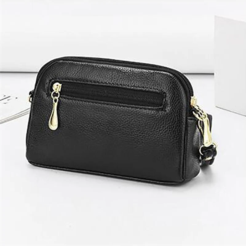 Маленькие дамские сумочки через плечо из искусственной кожи однотонные