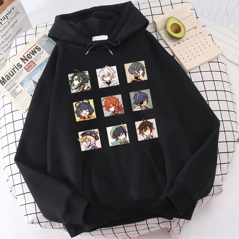 

Genshin Impact Printed Hoodies Female Graphic Hoodies Men Pullover Hoody Streetwear Ulzzang Lounge Wear Women Oversized Hoodie