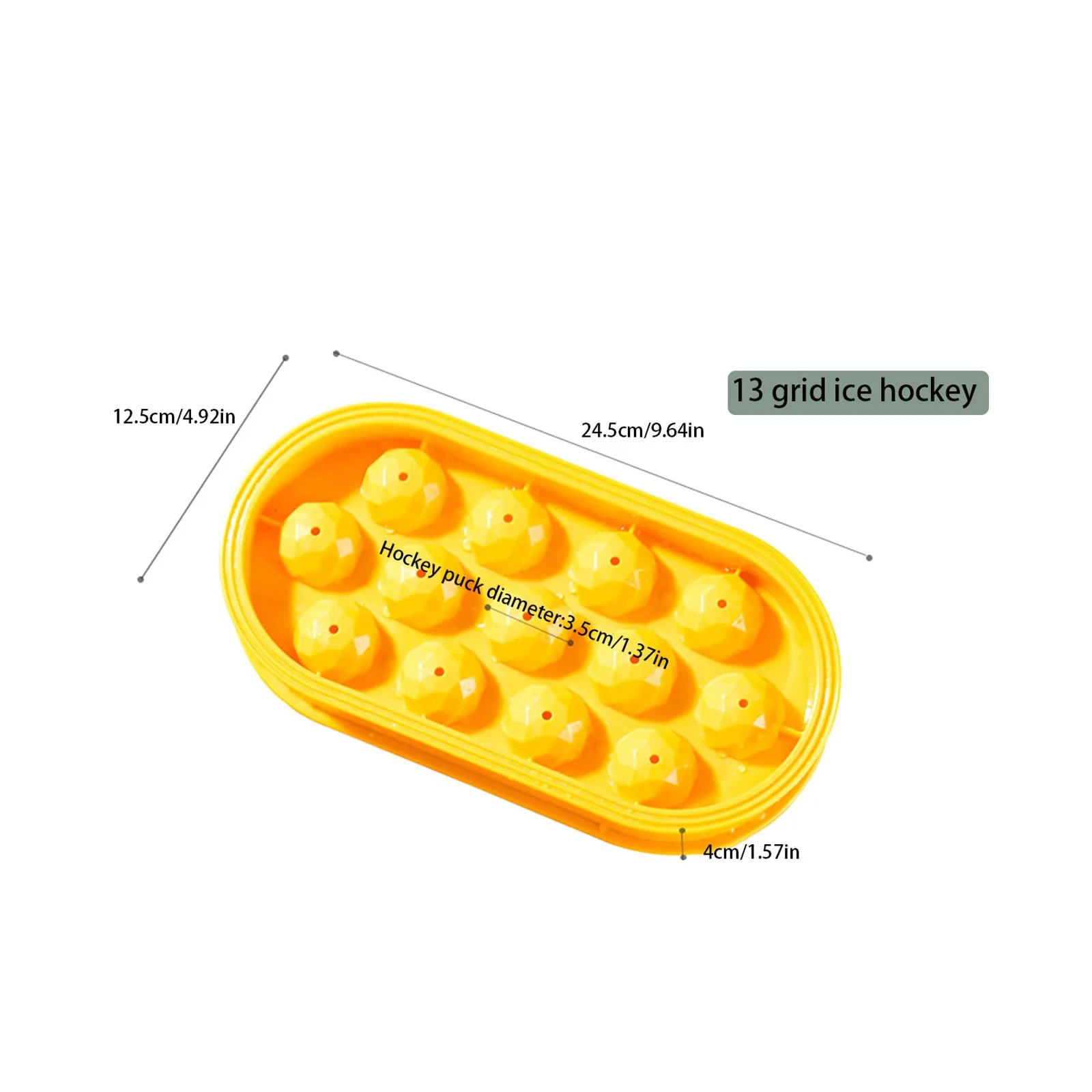 13 ячеек лоток для льда силиконовый форма в виде игральных костей с крышкой сделай