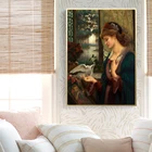 Британский художник Мари Спартак СТИЛМАН знаменитая картина любовь мессенджер холст художественные плакаты и принты домашний декор для влюбленных подарки