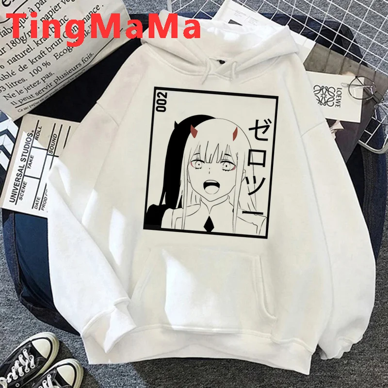 

Darling in the Franxx Zero Two hoodies men anime Ulzzang grunge men sweatshirts hoody 2021 plus size