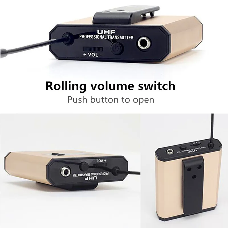 Беспроводной микрофон версия системы UHF A11 для iOS Android сотового телефона