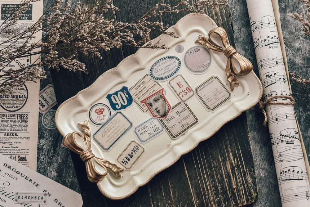 

100pc Vellum Paper Stickers for Scrapbooking DIY Projects/Photo Album/Card Making Crafts