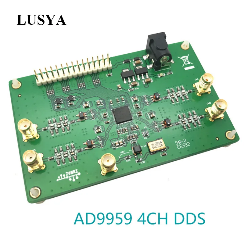 Lusya AD9959 четырехканальный высокоскоростной модуль генерации сигналов DDS RF