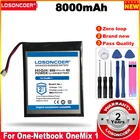 LOSONCOER 0 цикл 100% новый 8000 мАч OneMix 1 аккумулятор для One-Netbook OneMix 1 H-687292P батареи