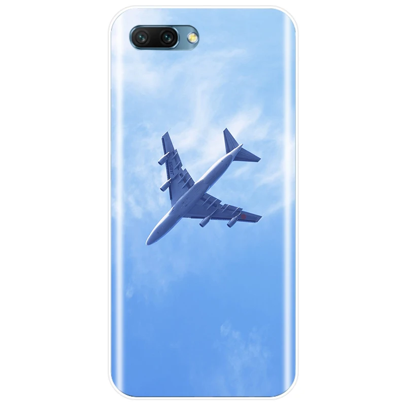 Властный чехол для самолета Мягкий силиконовый из ТПУ телефона Huawei Honor 8 8C 9 10 NOTE10