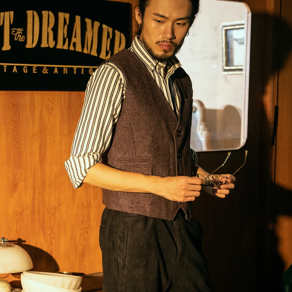 Рисунок 5 - Мужской твидовый шерстяной жилет