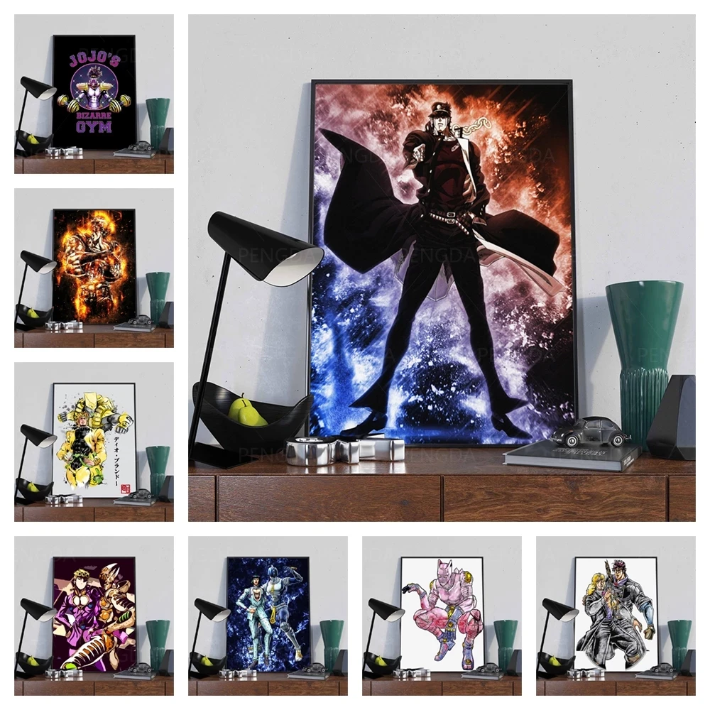 

Home Decoration Canvas Hd Print JOJO Posters Painting Japanese Anime Modern Wall Art for Living Room Modular Picture No Frame