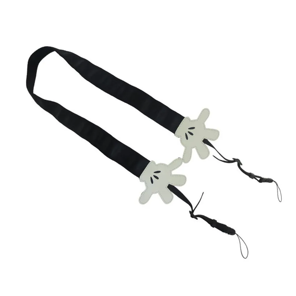 Black Camera Strap Минни ремень совместимый Fujifilm Fuji Instax Mini 9 8 8+ камера плечевой ремешок на шею для камеры держатель для мгновенного 50 70 90 - Цвет: Black Camera Strap