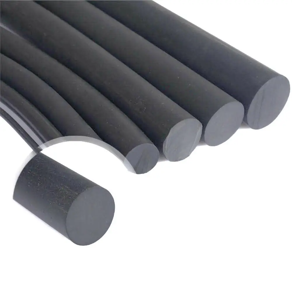 

1Meter Diameter 2-22mm Cylinder NBR Nitrile Rubber Sealing Strip Black Solid Round O-Bar Seal Oil Resistance
