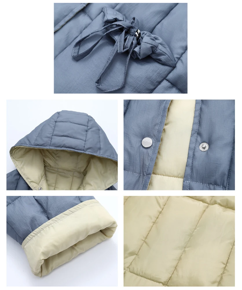 Новинка 2019 года зимнее пальто для девочек парка с карманами цвет розовый бежевый