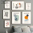 Картина на холсте Анри матиссе, абстрактная фигурка, медитация, настенное искусство, скандинавский плакат и принты, украшение интерьера, картины