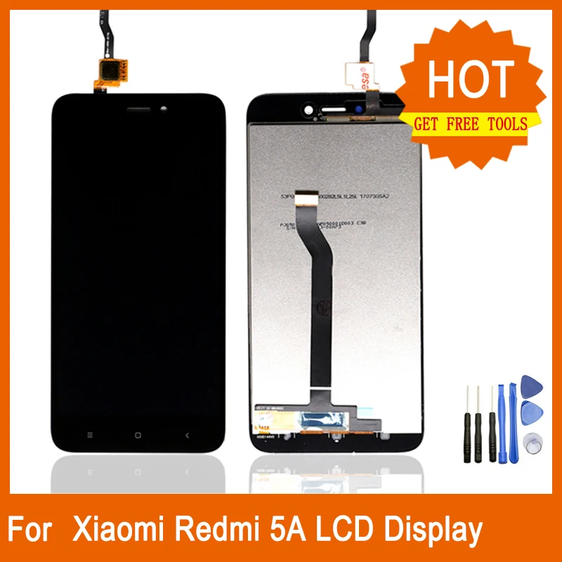 Для Xiaomi Redmi 5A ЖК сенсорный экран дисплей 10 точек сенсорный 5," ЖК сенсорный дигитайзер сборка для Redmi 5A экран ЖК