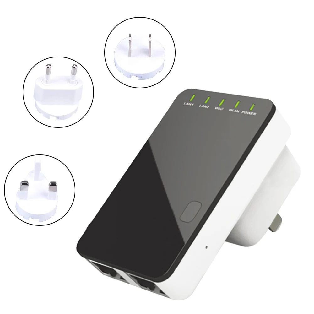 Усилитель сигнала VONETS WR02 Mini 300 Мбит/с Wi Fi беспроводной сетевой маршрутизатор