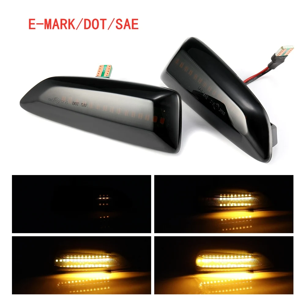 2 шт. Светодиодные поворотники для Opel Vauxhall Astra J K Crossland X Grandland Insignia B Zafira C|Фара авто в
